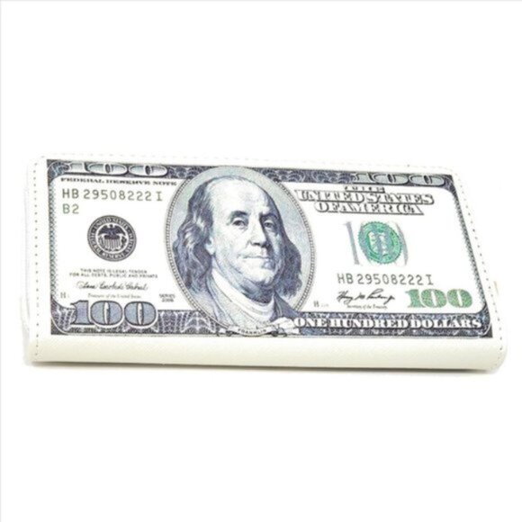 Combo Set - Money Print Theme - $100 Pattern - Backpack & Wallet- NWT- Gift Idea - Picture 3 of 10